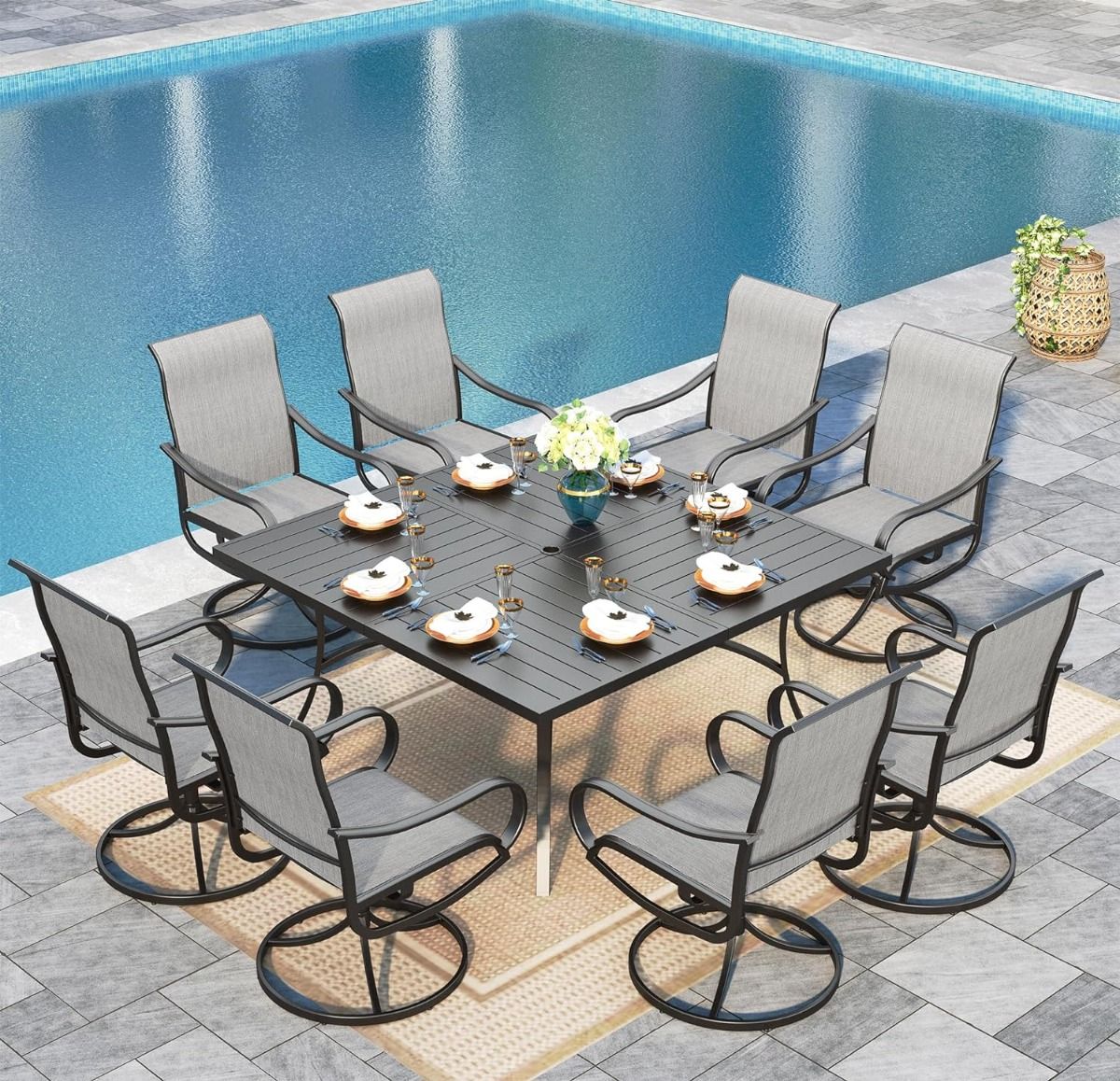 Upgrade Your Outdoor Dining Experience
  with a Stylish Patio Dining Set