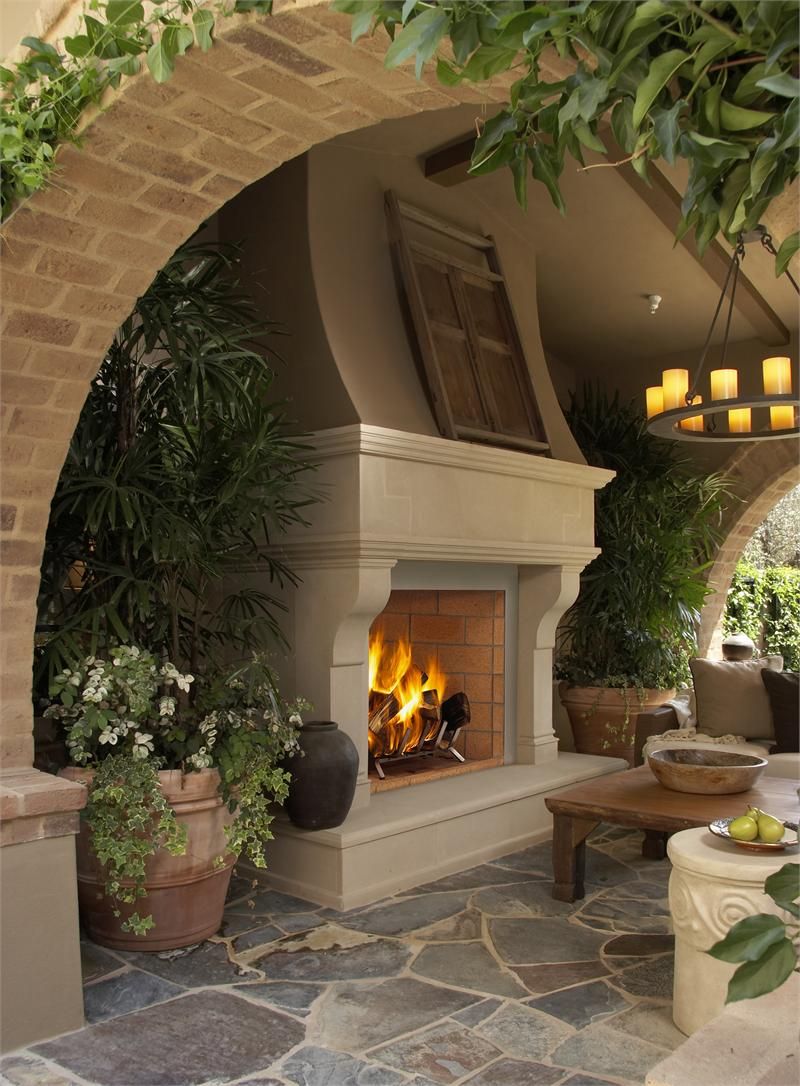 Transform Your Outdoor Living Space with
  a Stunning Patio Fireplace