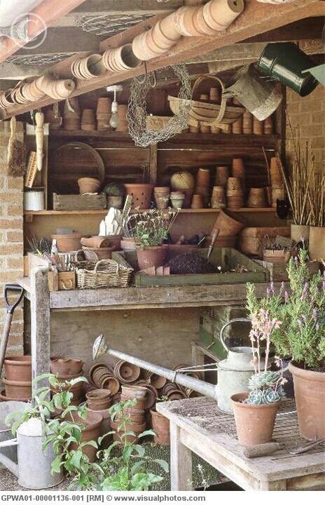 The Beauty and Functionality of a Potting
  Shed