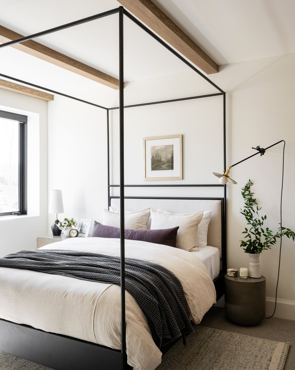 Creating a Luxurious Retreat with a Black
  Canopy Bed