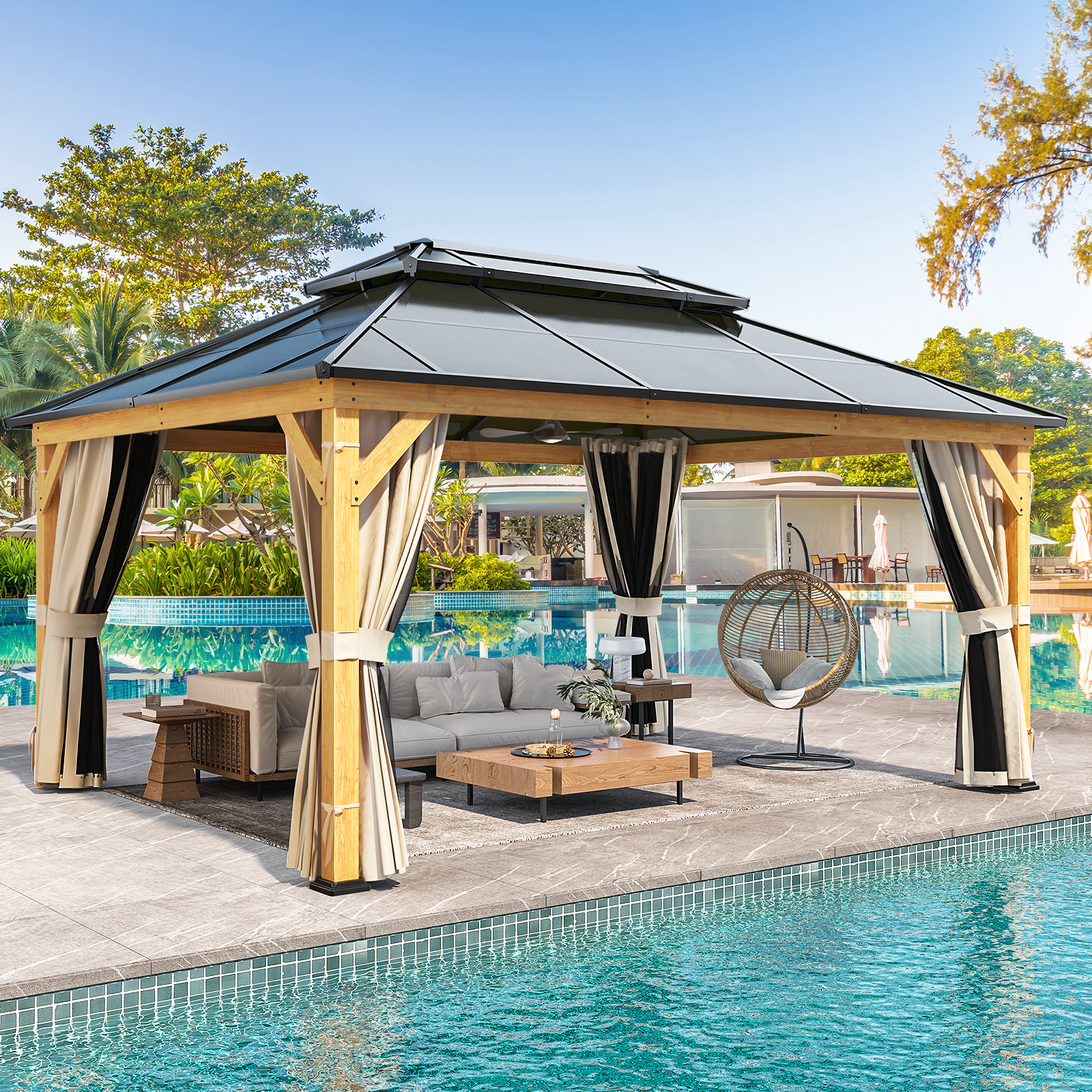 Creating a Luxurious Outdoor Retreat with
  a Hard Top Gazebo