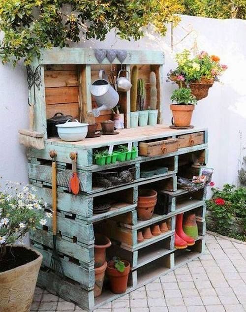 Creative Pallet Garden Ideas for Small
Spaces