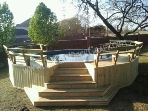 Have An Above Ground Pool Deck Put In To Get The Most Pleasure Out .