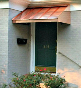 Custom Wedge Style Awnings | Aluminum and Copper Awnings – Design .