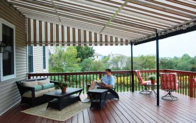 Stationary Awnings for Deck or Patio Protection - Window Works