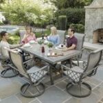 Backyard Creations® Rockport Gray 7-Piece Dining Patio Set with .