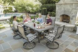 Backyard Creations® Rockport Gray 7-Piece Dining Patio Set with .