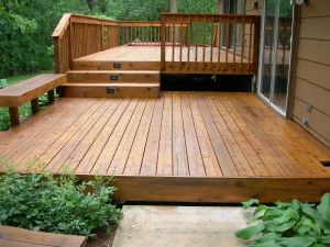 Finish Choices for a Wood Deck | Popular Woodworking | Patio deck .
