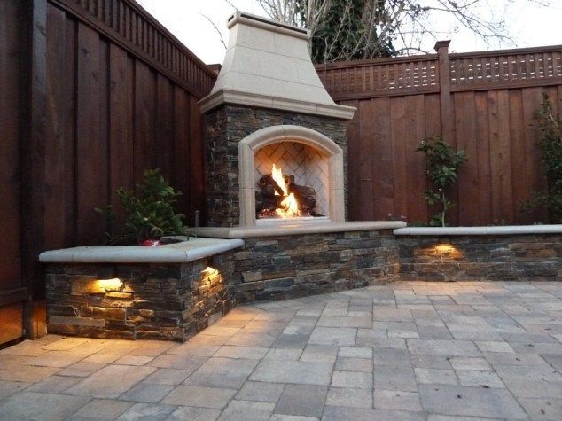 30 Ideas for Outdoor Fireplace and Grill - | Backyard fireplace .