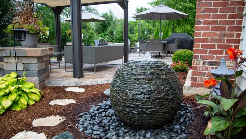 Backyard Fountain Ideas | Patio Ponds and Fire Fountai