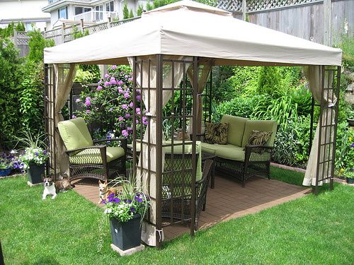 Cool-Backyard-Ideas-with-Gazebo | Backyard gazebo, Small backyard .