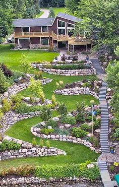 230 Best Steep Hill landscaping ideas | backyard landscaping .