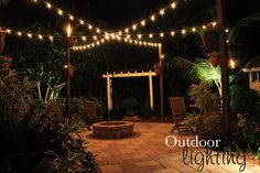 38 Best Backyard String Lights ideas | backyard, backyard string .