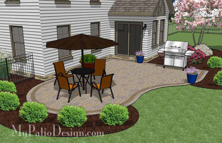 Cheap Backyard Patio Design | Downloadable Plan – MyPatioDesign.c