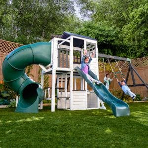 Kids Backyard Wooden Swing Sets | KidKra