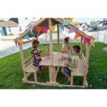 Funphix Kids Klubhouse Outdoor Indoor Wooden Playhouse, DIY .