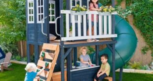 Cozy Escape Playhouse - Navy | Outdoor Playhouse | KidKra