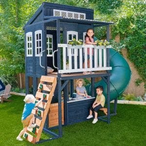 Cozy Escape Playhouse - Navy | Outdoor Playhouse | KidKra