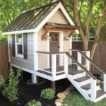 Backyard Playhouse- Made from Scratch - Our Faux Farmhou