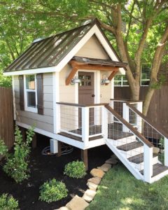 Backyard Playhouse- Made from Scratch - Our Faux Farmhou