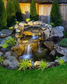 310 Best backyard waterfalls ideas | backyard, waterfalls backyard .