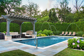 75 Green Backyard Pool Ideas You'll Love - April, 2024 | Hou