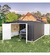 Amazon.com : Outdoor Storage Shed 20x10 FT, Large Metal Garden .