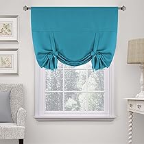 Amazon.com: H.Versailtex Balloon Shades Blackout Curtain Tie Up .