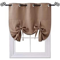 Amazon.com: NICETOWN Farmhouse Curtains Balloon Shades - Heat .