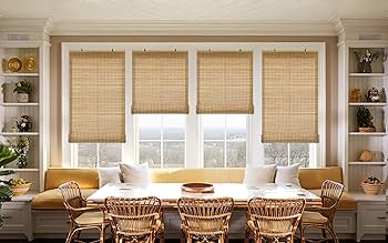 Amazon.com: LazBlinds Cordless Bamboo Blinds, Bamboo Roll Up .