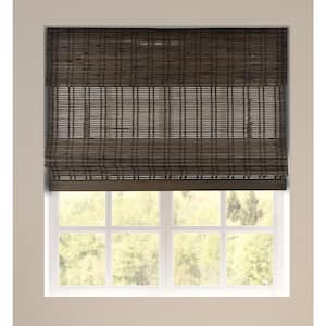 Arlo Blinds Dali Walnut Cordless Light-Filtering Bamboo Woven .