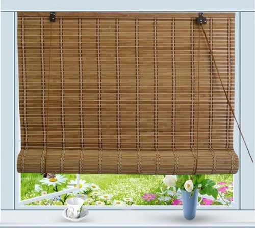 Amazon.com: Bamboo Roll Up Window Blind Sun Shade W42" x H72 .