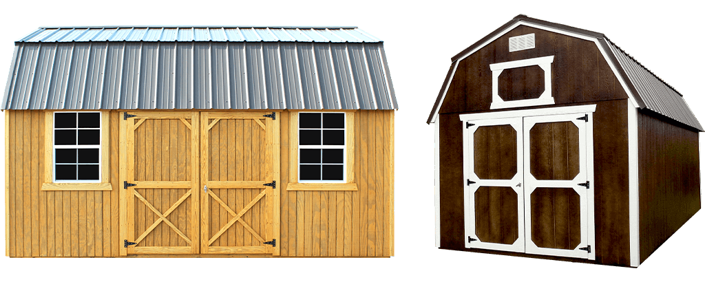 Barn Style Shed with Loft | Old Hickory Buildings & She