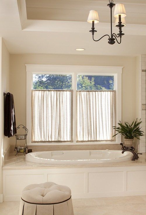 Easy Window Treatments Ideas & Updates | Bathroom window coverings .