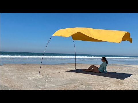 Homemade DIY Beach Shade Canopy Setup and Improvements to .