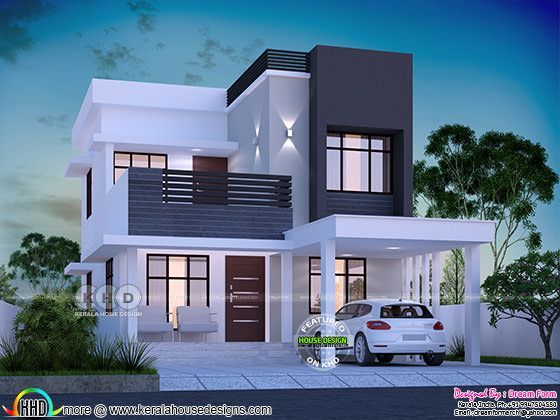 1645 square feet 3 bedroom modern house plan | Kerala house design .