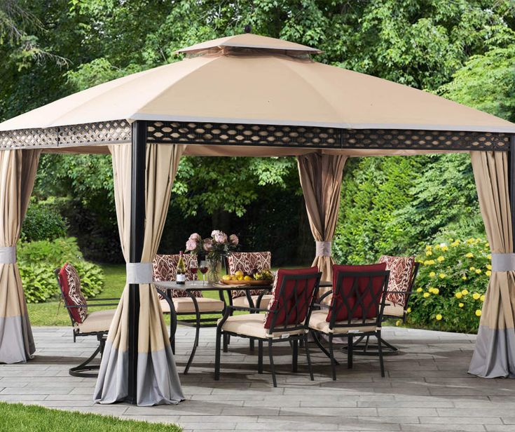 Real Living Oakmont Gazebo, (10' x 12') | Big Lots | Gazebo .