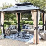 Wilson & Fisher Lakewood 5-Piece Patio Furniture Set with Hard Top .