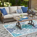 Eastlake Wicker Cushioned Patio Sofa & Coffee Table Collection .
