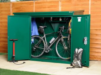 Metal Bike Shed for 3 bikes | cycle sheds from Asga