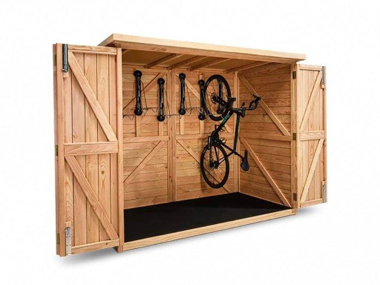 V Shed Wooden Bike Shed | Slicker Bike Shelte