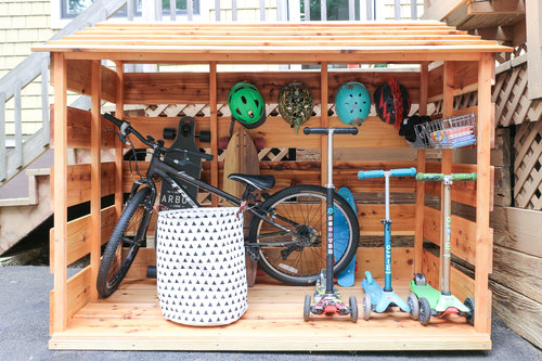 DIY Bike Storage Shed — 3x3 Cust