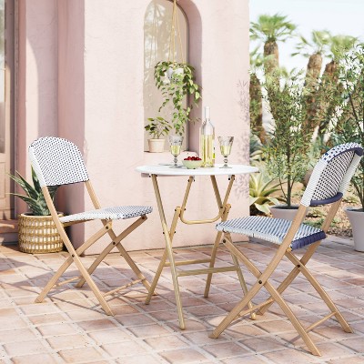 French Bistro Folding Patio Set - Threshold™ : Targ