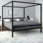 DHP DHP Rory Metal Canopy Bed, King, Black DE47664 - The Home Dep