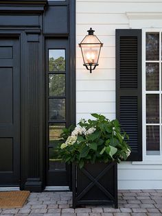 250 White House, Silver Metal Roof, Black Shutters ideas | house .