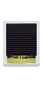 Amazon.com: Redi Shade No Tools Original Blackout Pleated Paper .