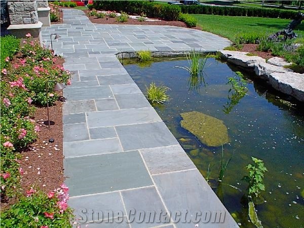 Pennsylvania Blue Stone Pavers from United States - StoneContact.c