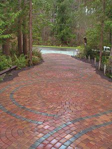 Driveway Brick | Designs and Pictures | Driveway design, Brick .