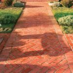 Mutual Materials 8 in. x 4 in. x 2.25 in. Brick Red Clay Paver .