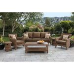Seagrass 6-piece Woven Seating Set from Studio by Brown Jordan .